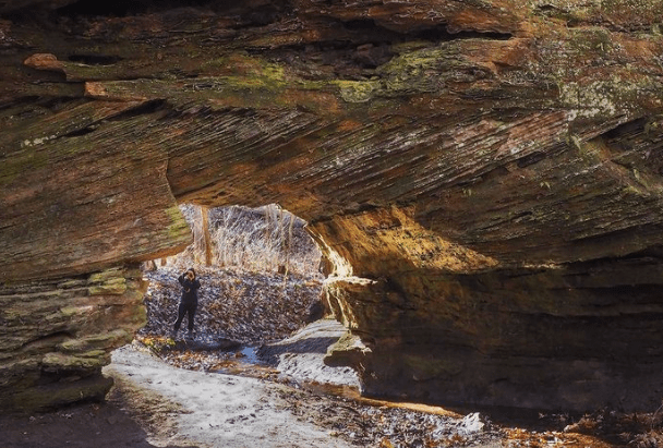 The Best Places to Hike in Indiana During the Winter - Portland Arch Preserve
